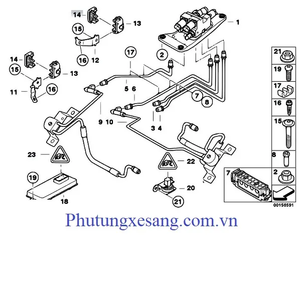 Van áp suất chia dầu thủy lực thanh cân bằng -37136772443