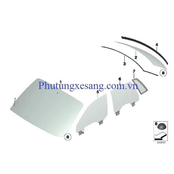 Kính chắn gió trước Rolls Royce Phantom-51317119856-513171