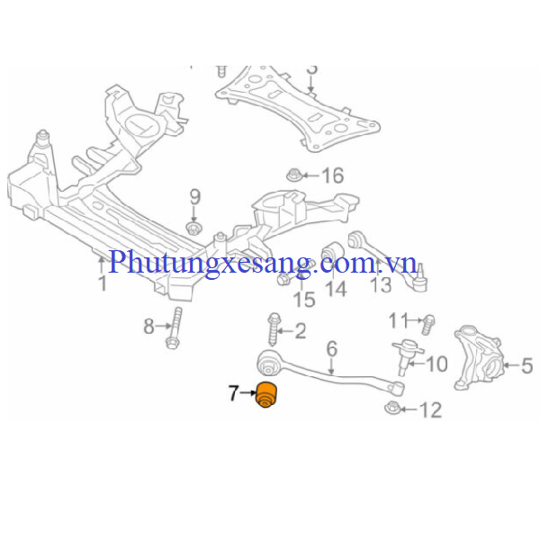 Piston trái Lexus LS600HL 2013-1330138020-13301-38020-1330