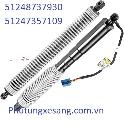 Lò xo cốp sau trái BMW 730i 740i 750i G11 G12 2016-2019 (cơ)-51247357109